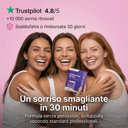 Strisce Sbiancanti GlowSmile™